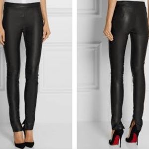 Roland Mouret Leather Mortimer Pants